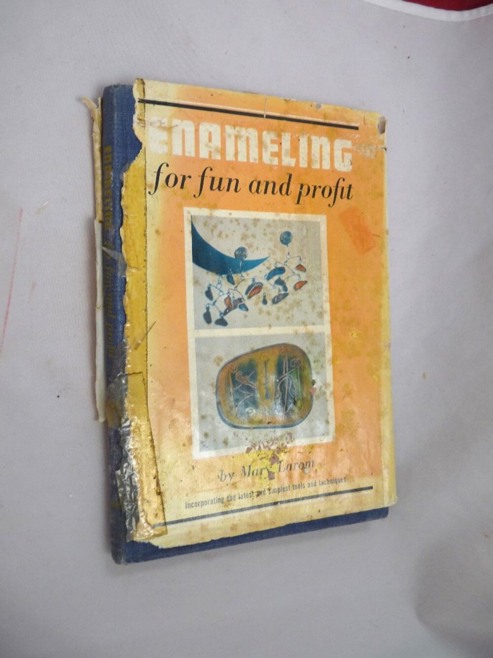 Enameling for Fun Profit Larom book vintage craft art metal work copper